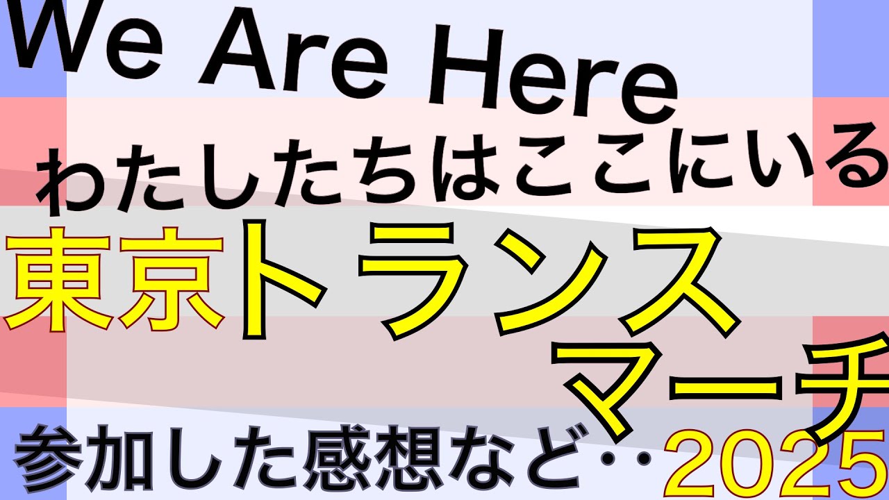 【 #東京トランスマーチ2025 】に参加した感想や考え、正直に思ったことや今後のことなどをお話しします！（振り返りも）　2025/11/22 （撮影2025/11/24）
