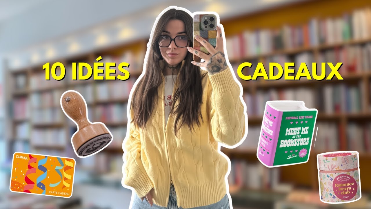 10 ID&Eacute;ES CADEAUX 100% LECTURE 📚🩷