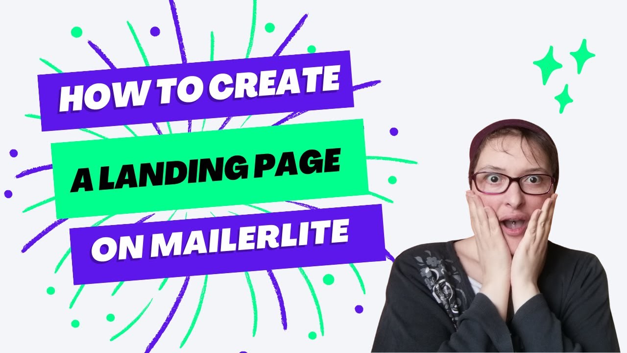 Create a Landing page on MailerLite | Email Marketing Series Part 1