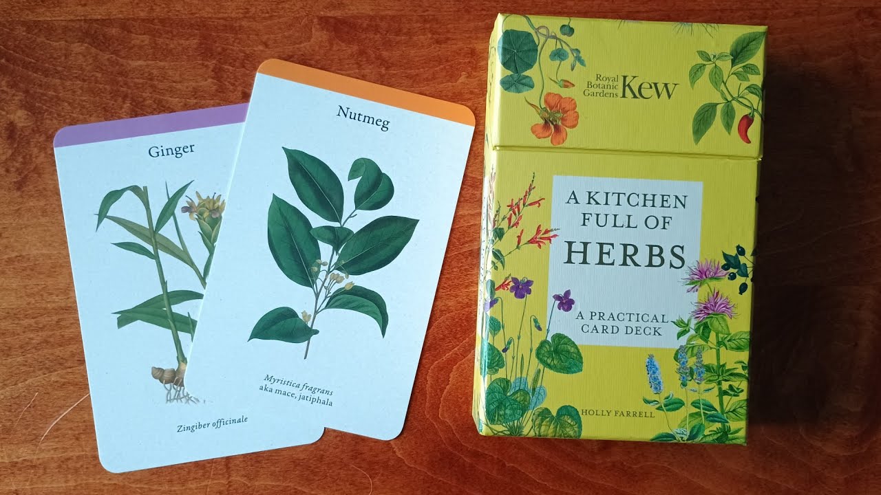 A Kitchen Full of Herbs 🪴 Herb info cards by the KEW Royal Botanic Gardens