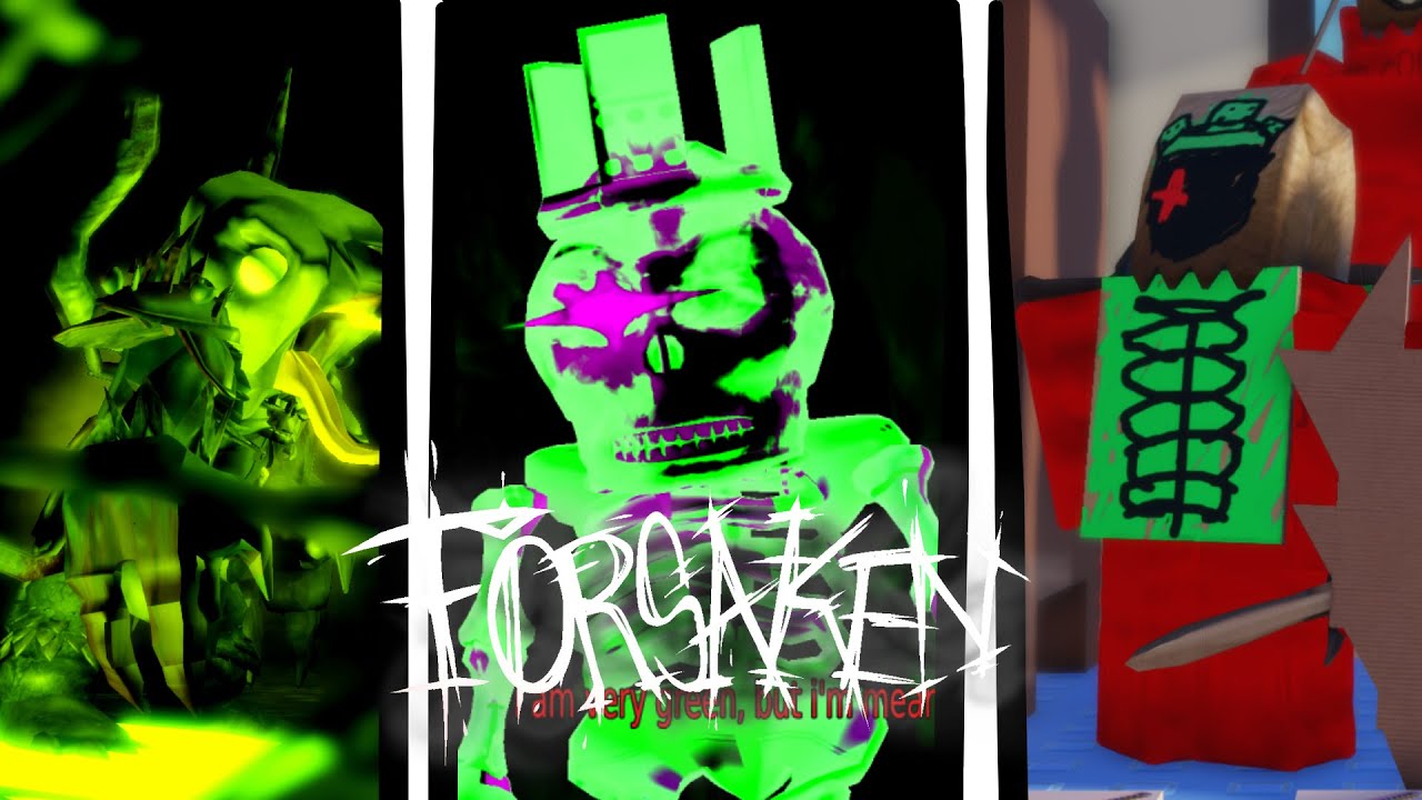 Jugando con las skins de Color Verde De Los Killers! | Forsaken Gameplay #102