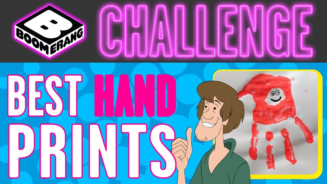 Boomerang Challenge | Best Hand Prints | Boomerang UK 🇬🇧