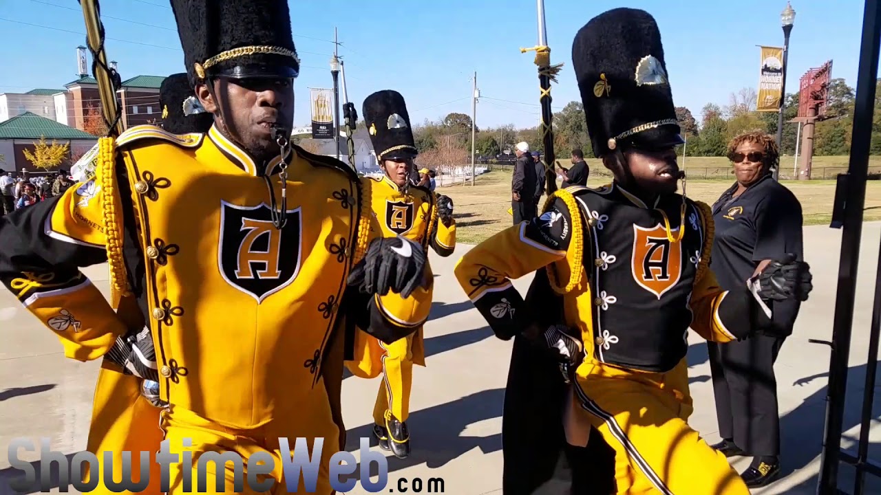 ASU Stingettes and Band Marching In - 2017 Turkey Day Classic Game