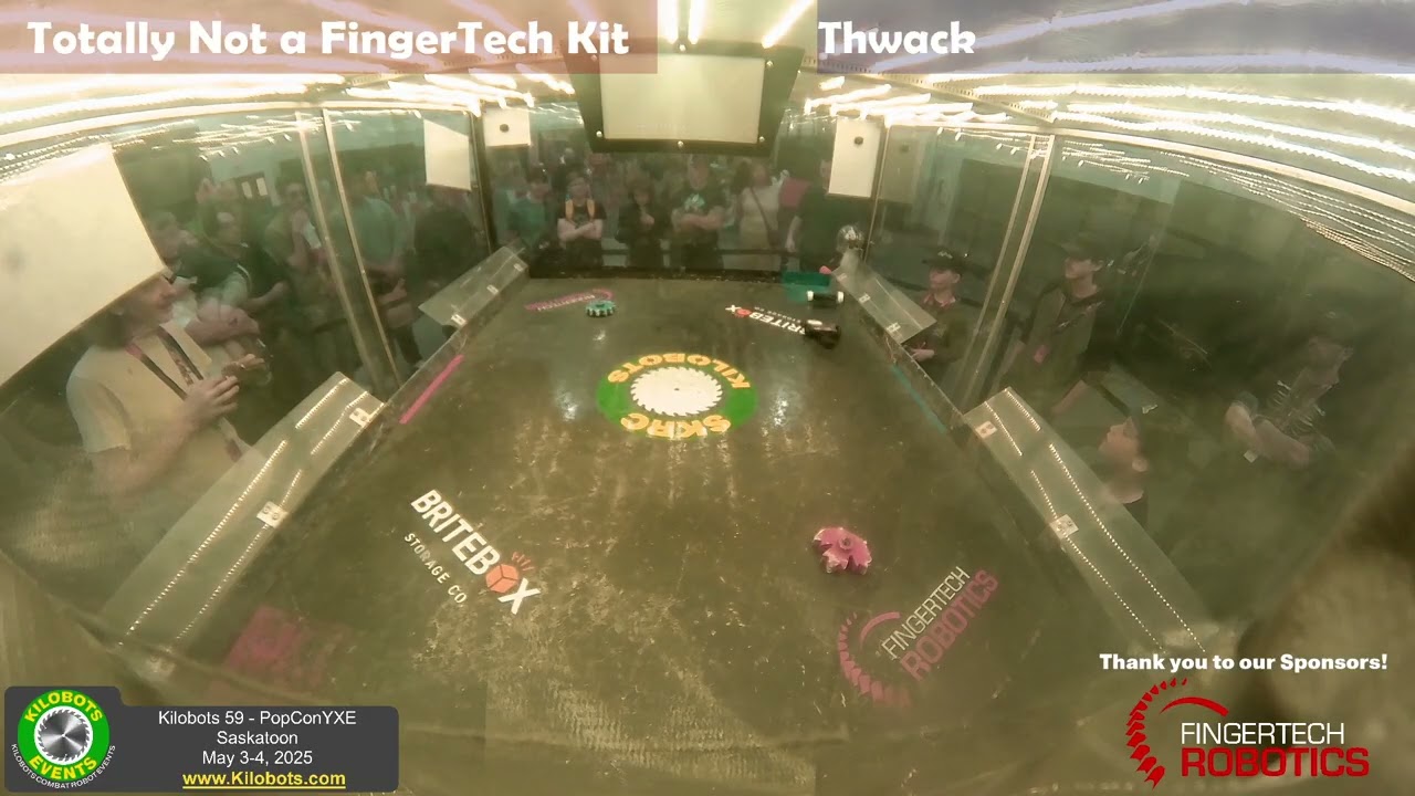 Totally Not A FingerTech Kit vs. Thwack [Antweight Rookies] - Kilobots 59