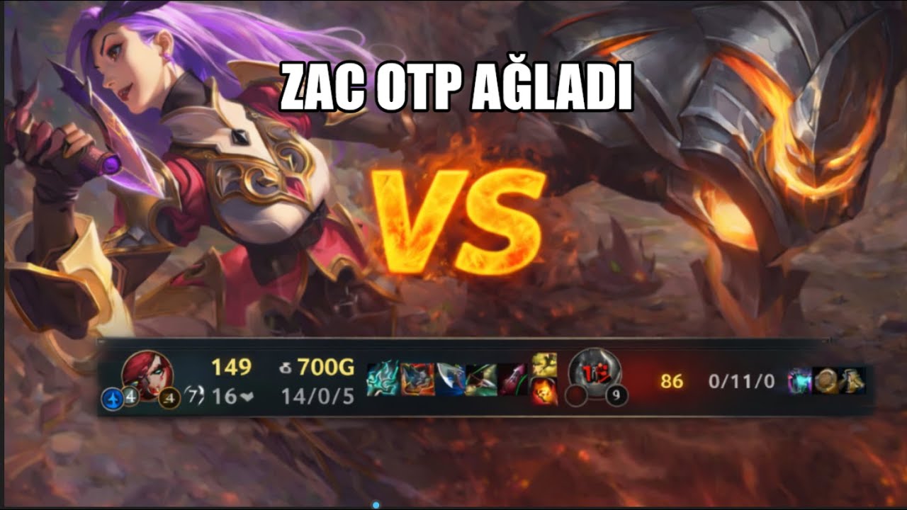 KATARINA VS ZAC?? |OTP ZAC AGLADI!! |Oyjo