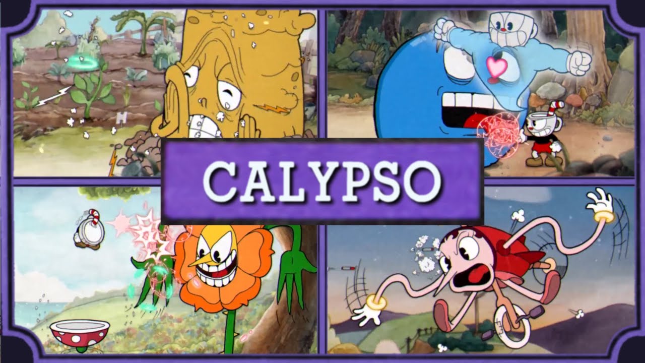 Cuphead: Calypso Mod / No Hit / S-Rank / Root Pack / Goopy / Cagney Carnation / Hilda Berg / Mod (1)