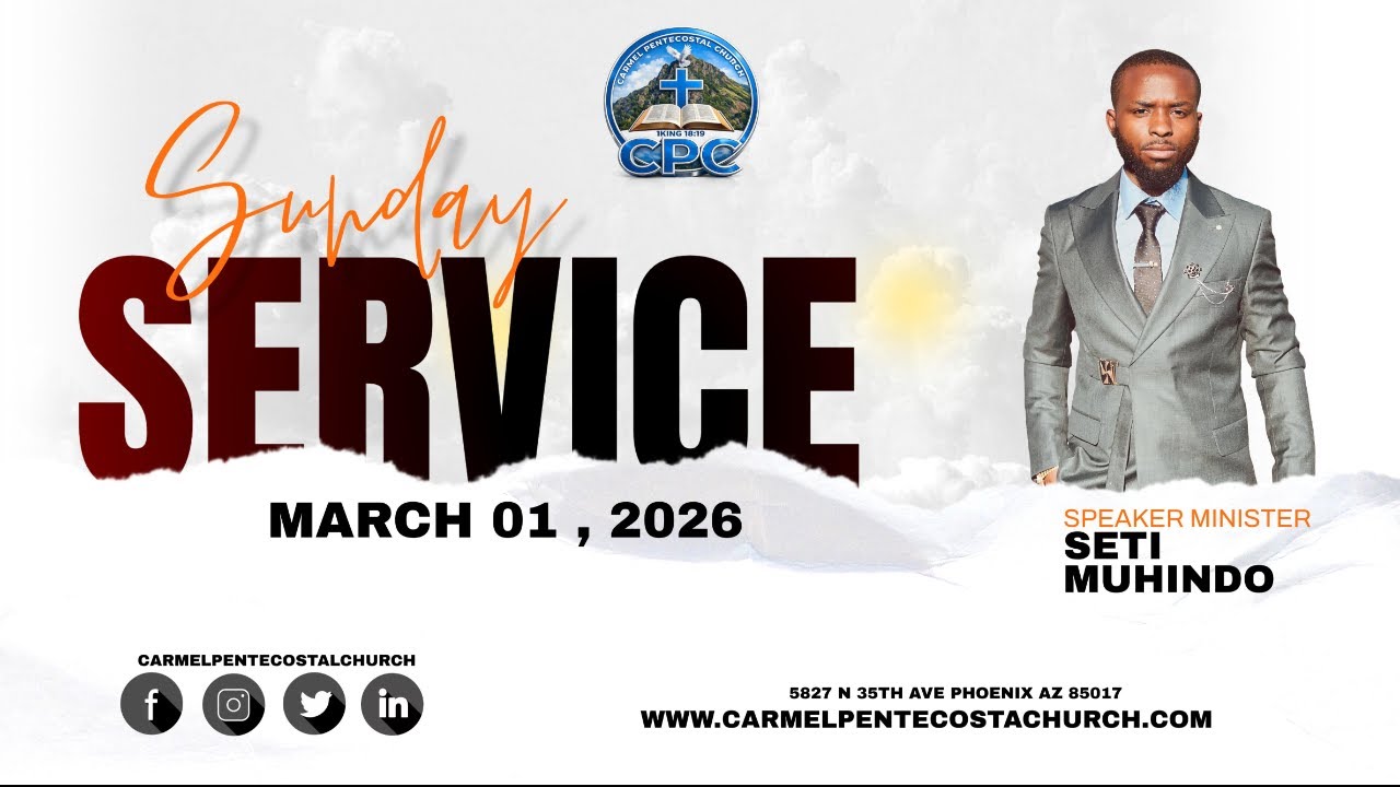Minister Seti Muhindo ( Mtoto na Utoto ) SUNDAY SERVICE March 01/2026 