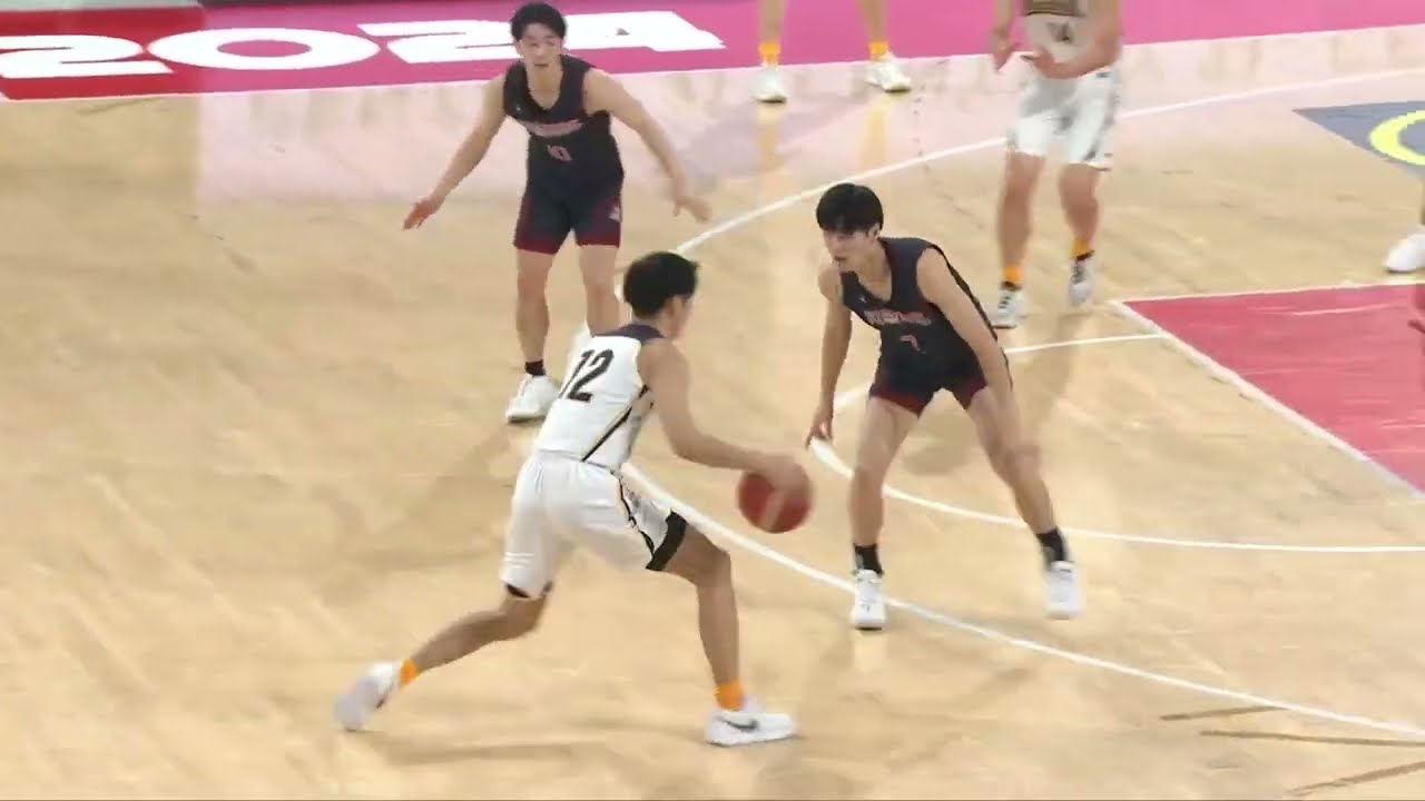 【ハイライト】両校のエースが火花を散らす！八王子学園八王子vs福岡大学附属大濠（男子準々決勝）｜SoftBank ウインターカップ2024