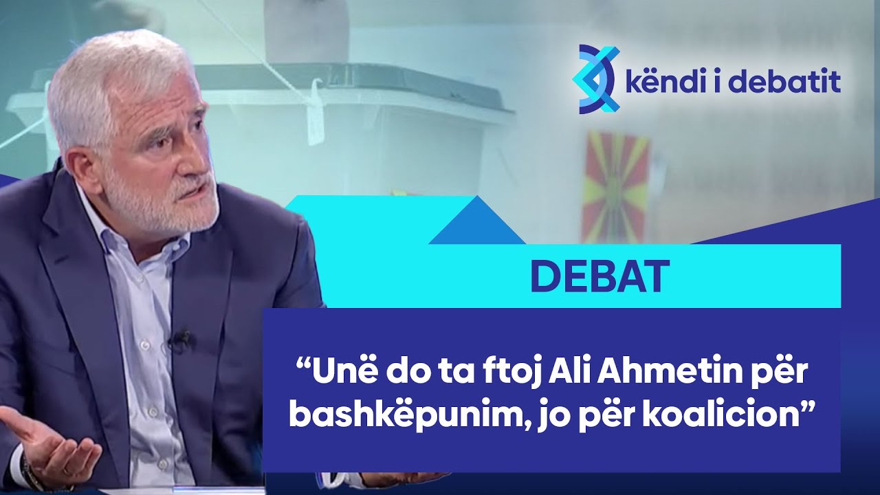 Menduh Tha&ccedil;i debaton me analist&euml;t: Un&euml; do ta ftoj Ali Ahmetin p&euml;r bashk&euml;punim, jo p&euml;r koalicion
