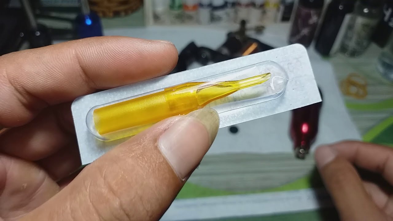 Hướng dẫn lắp kim xăm đi nét