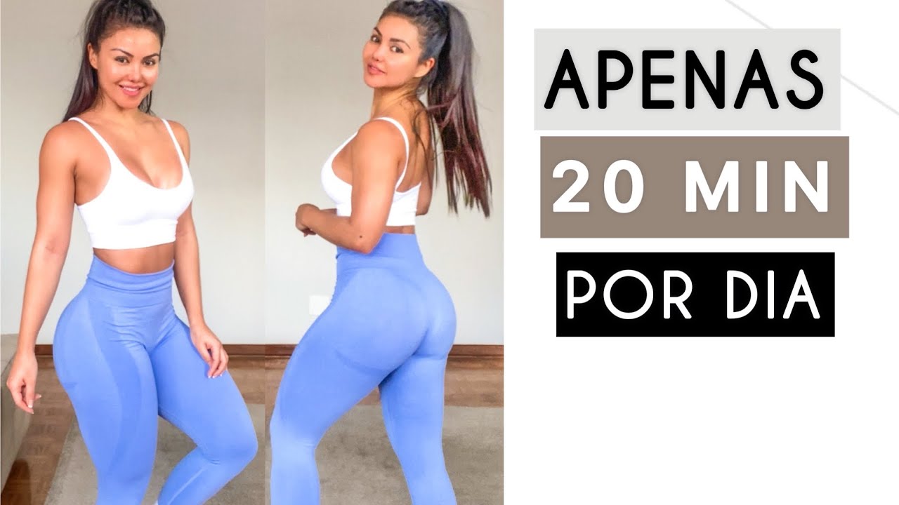 Melhor Treino para Ganhar Pernas e Glúteos e Secar Barriga Em Casa em 20 min