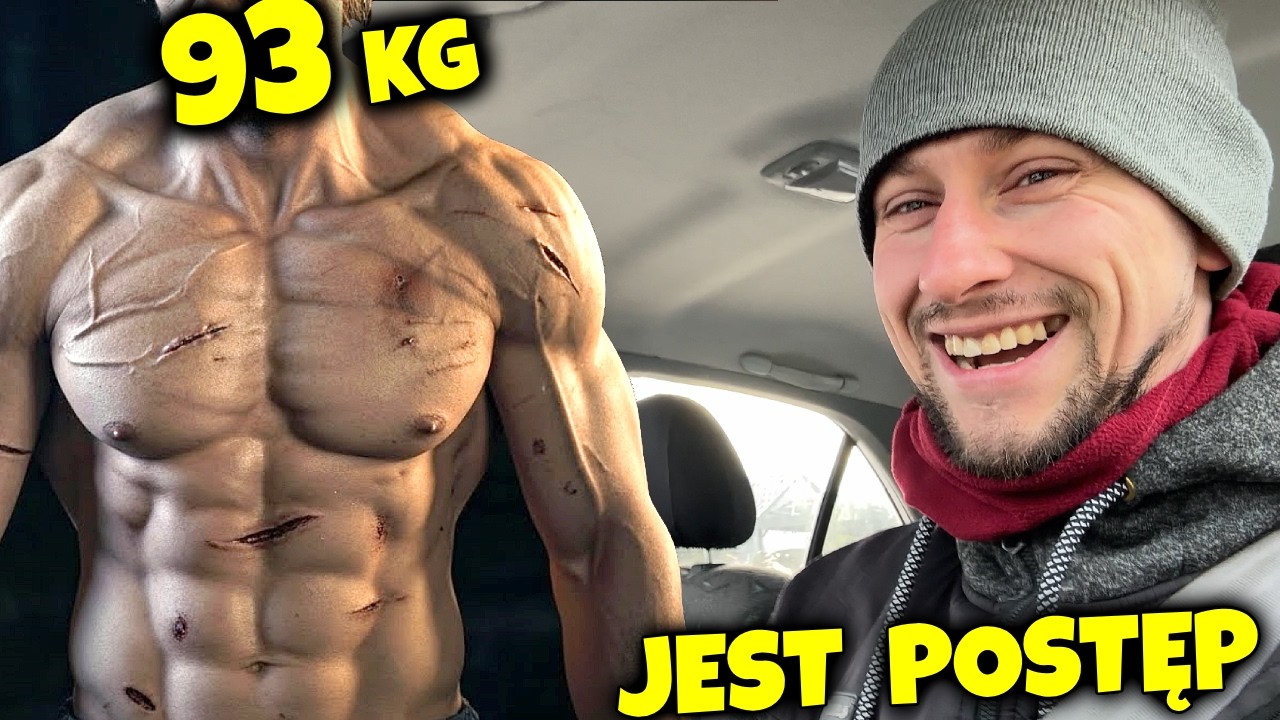 WYCISKAM 93 KG... Jest progres [ CHCE BYĆ POTĘŻNY ]