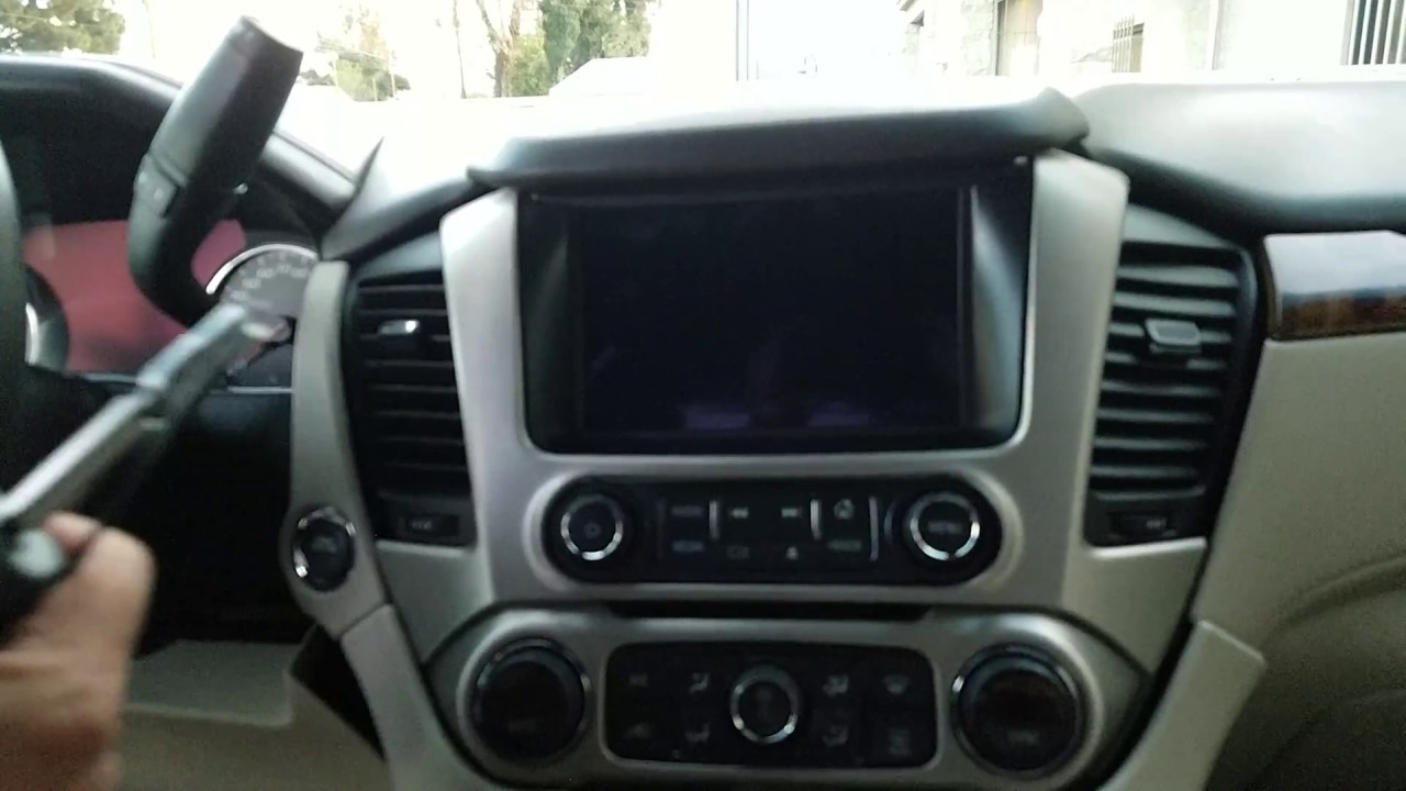 How to Remove Radio / Navigation / Display from GMC Yukon 2015  for Repair.