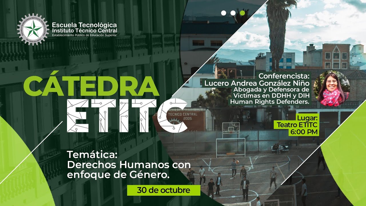 #CátedraETITC 🔴 Derechos humanos con enfoque de género