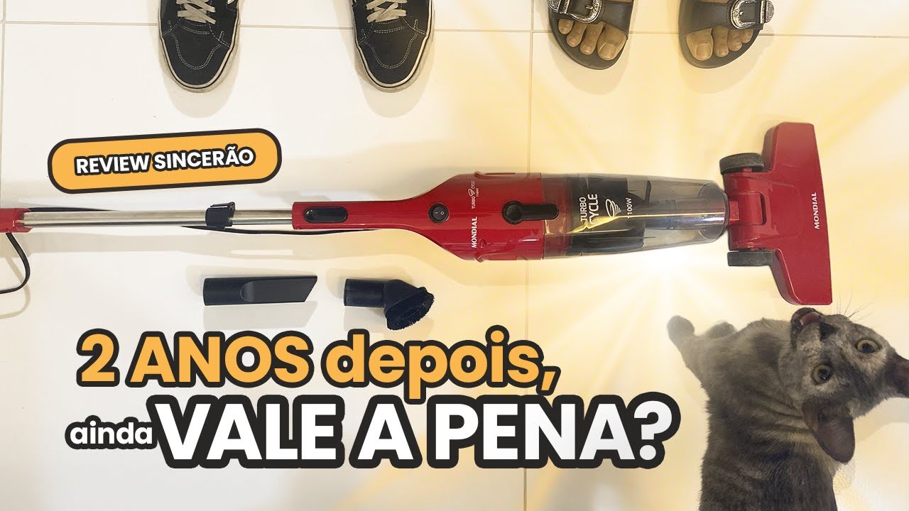 Limpa ou engana?  Aspirador de Pó 2 em 1 - Mondial Turbo Cycle