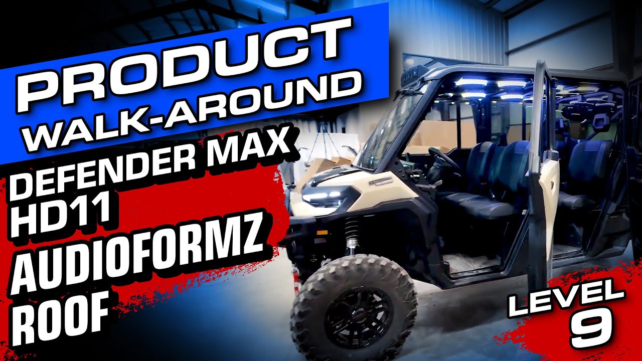 2026+ Can-Am Defender Limited HD11 w/ Level 9 AudioFormz Roof &ndash; Full CommandRide Integration! 🔊