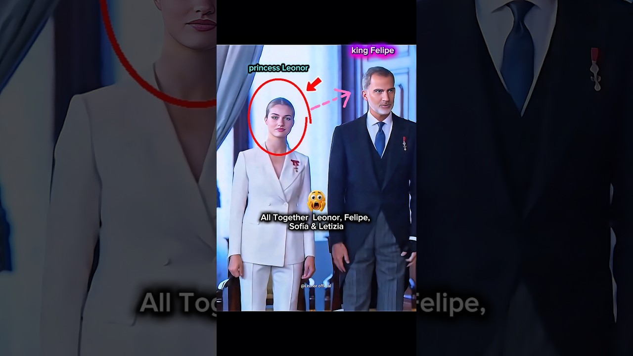 Spanish Royal Family Together 👑 Leonor, Felipe, Sofía & Letizia