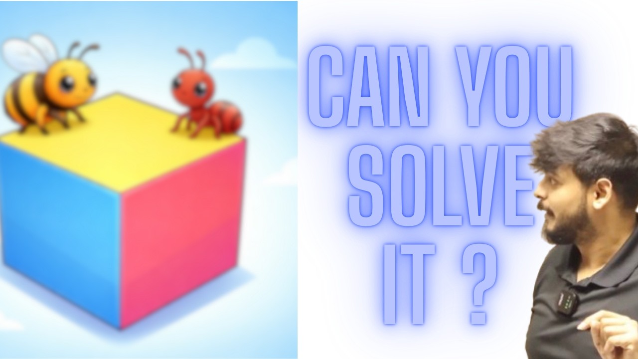 The Ant vs Bee Mensuration Problem (For Anyone from class 7 to 12)