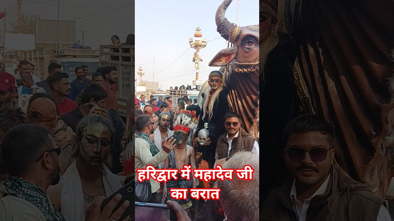 हरिद्वार में महादेव जी का बरात #haridwar #ganga #harharmahadev #reels #viral #trending #viralvideos
