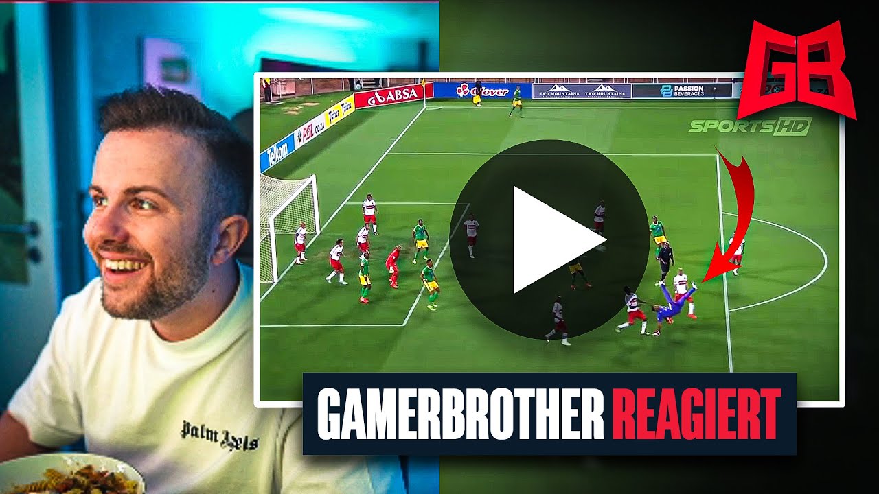 GamerBrother REAGIERT auf EINZIGARTIGE MOMENTE im FUSSBALL 😱