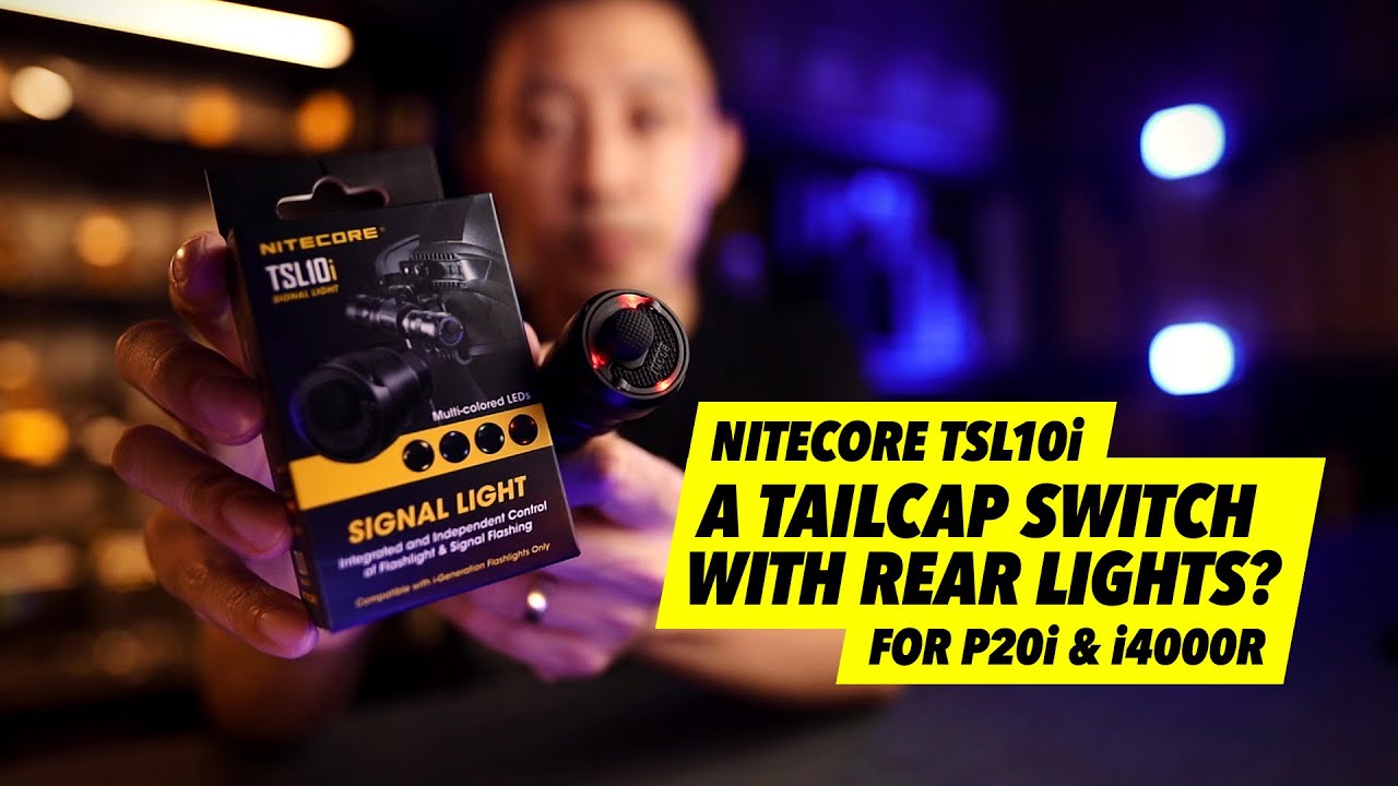 Nitecore TSL10i - First Look at this Signal Tailcap Switch