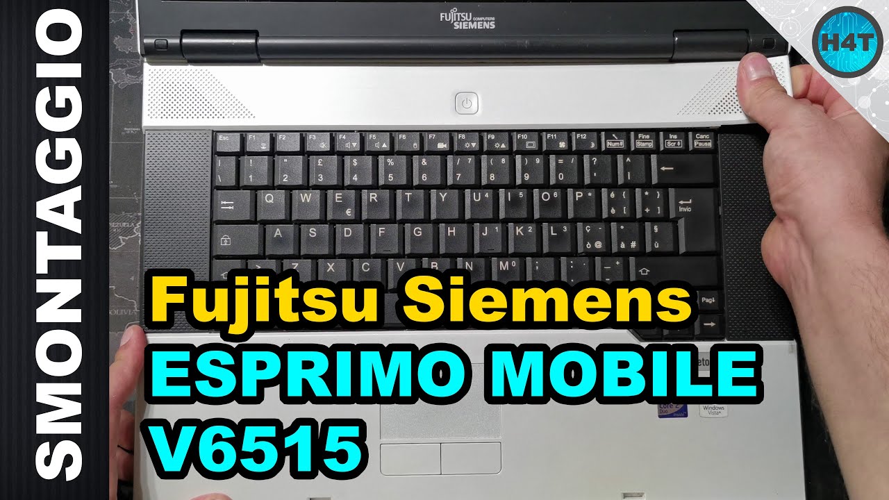 Fujitsu Siemens ESPRIMO MOBILE V6515 - disassembly SMONTAGGIO