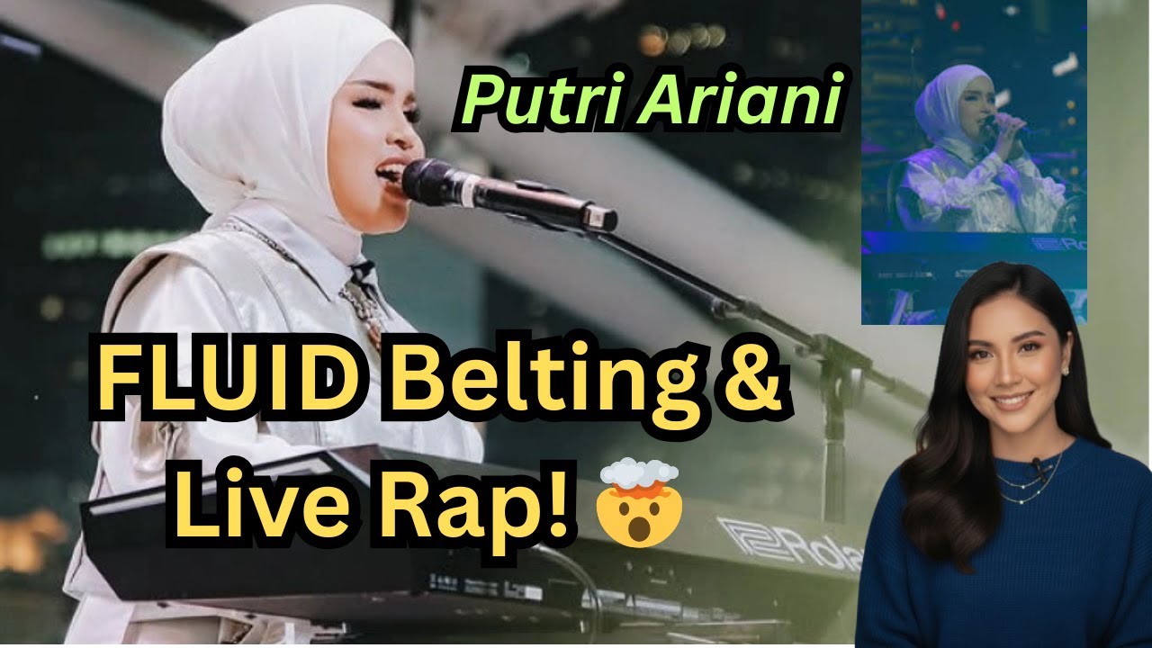 Putri Ariani's FLUID Belting & Live Rap! 🤯