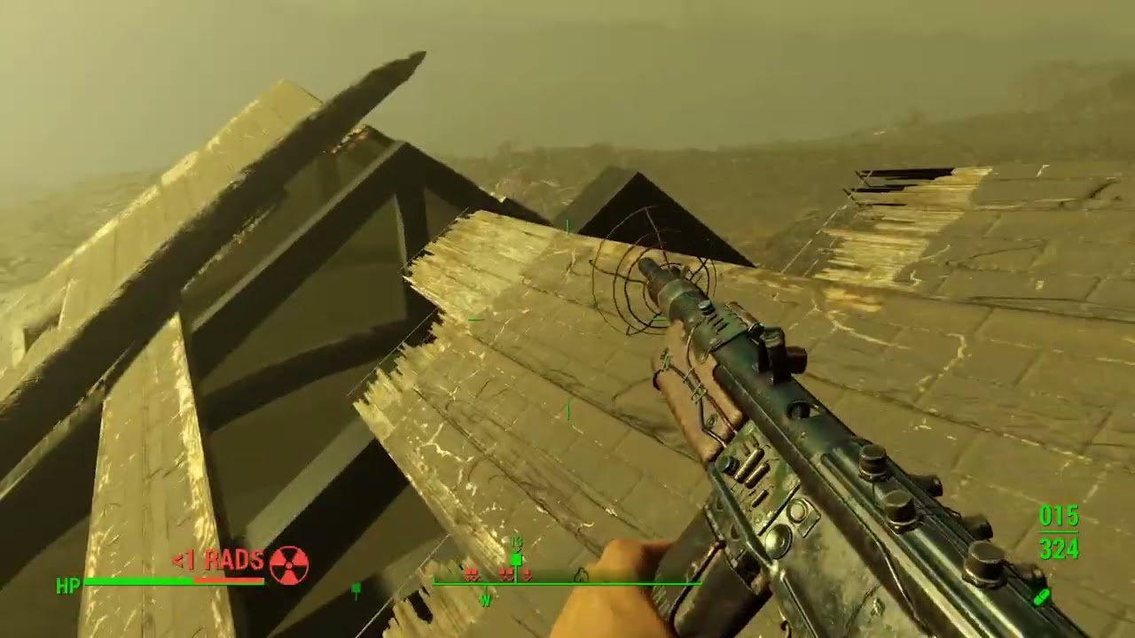Radscorpion jumped out of the ground really high into the air. 