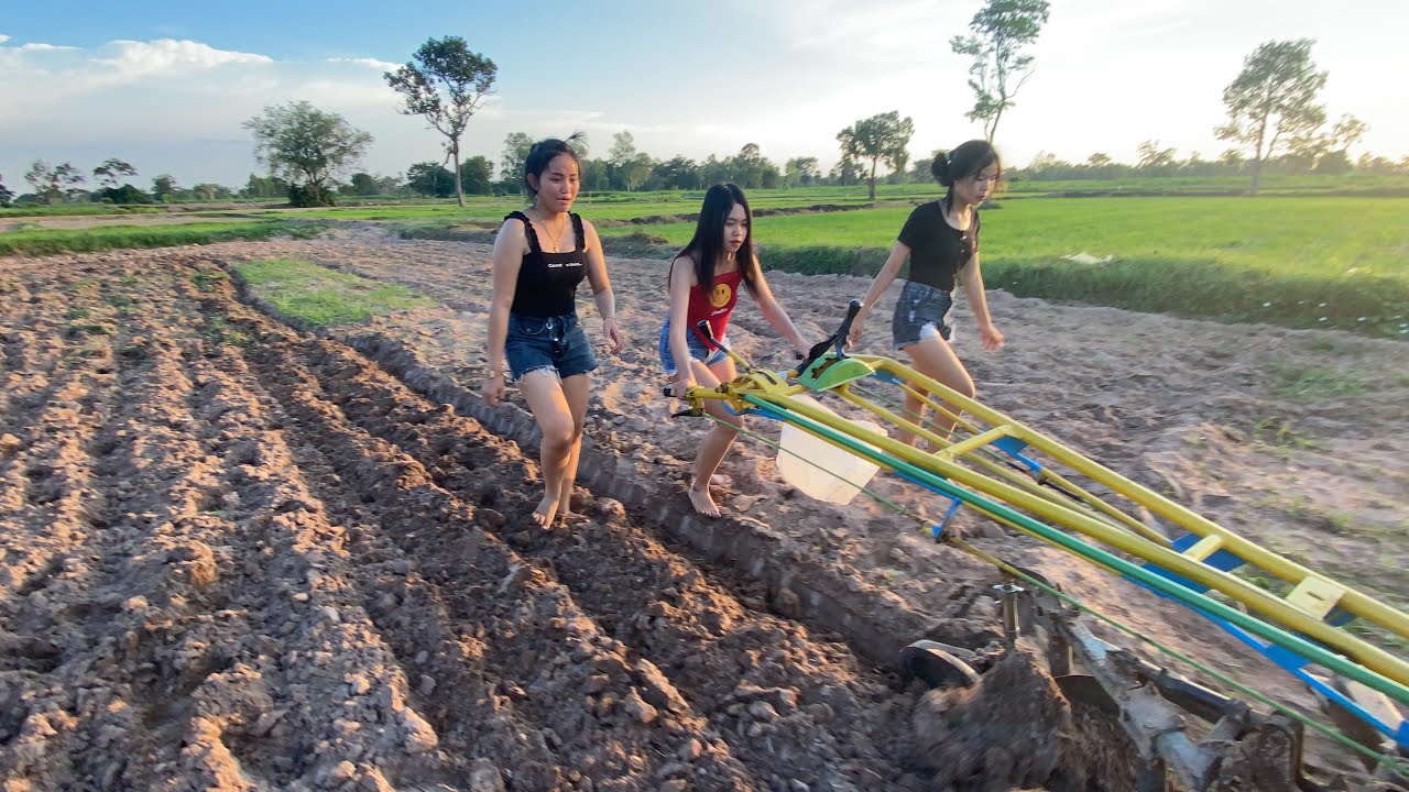 ยุคนี้ต้องไถเเบบนี้พอจะเป็น ลูกสะใภ้บ้านใครได้ไหม?🥰🥰🥰🚜💨