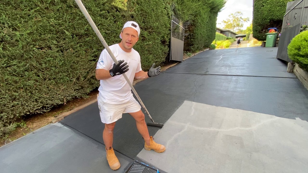 Can you paint a concrete driveway?