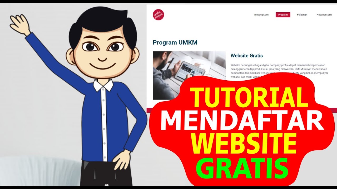 TUTORIAL CARA MENDAFTAR WEBSITE GRATIS UMKM