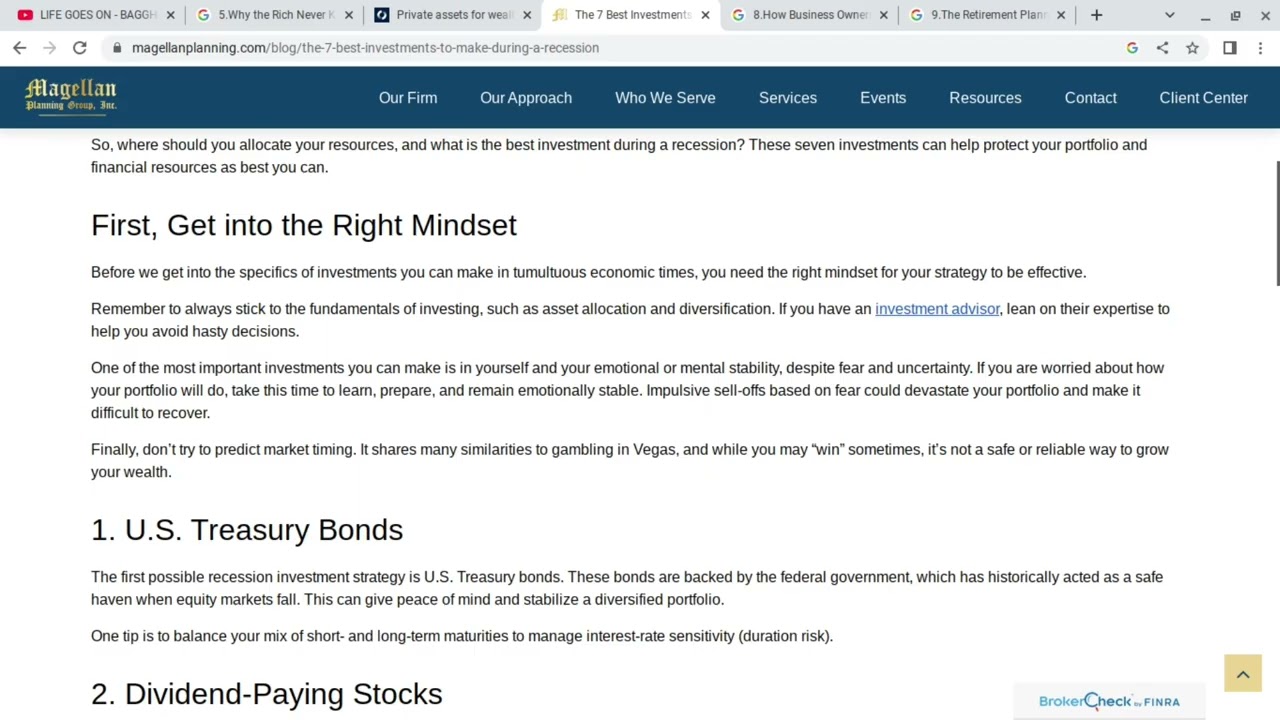 Best Investments To Build Wealth During A Recession