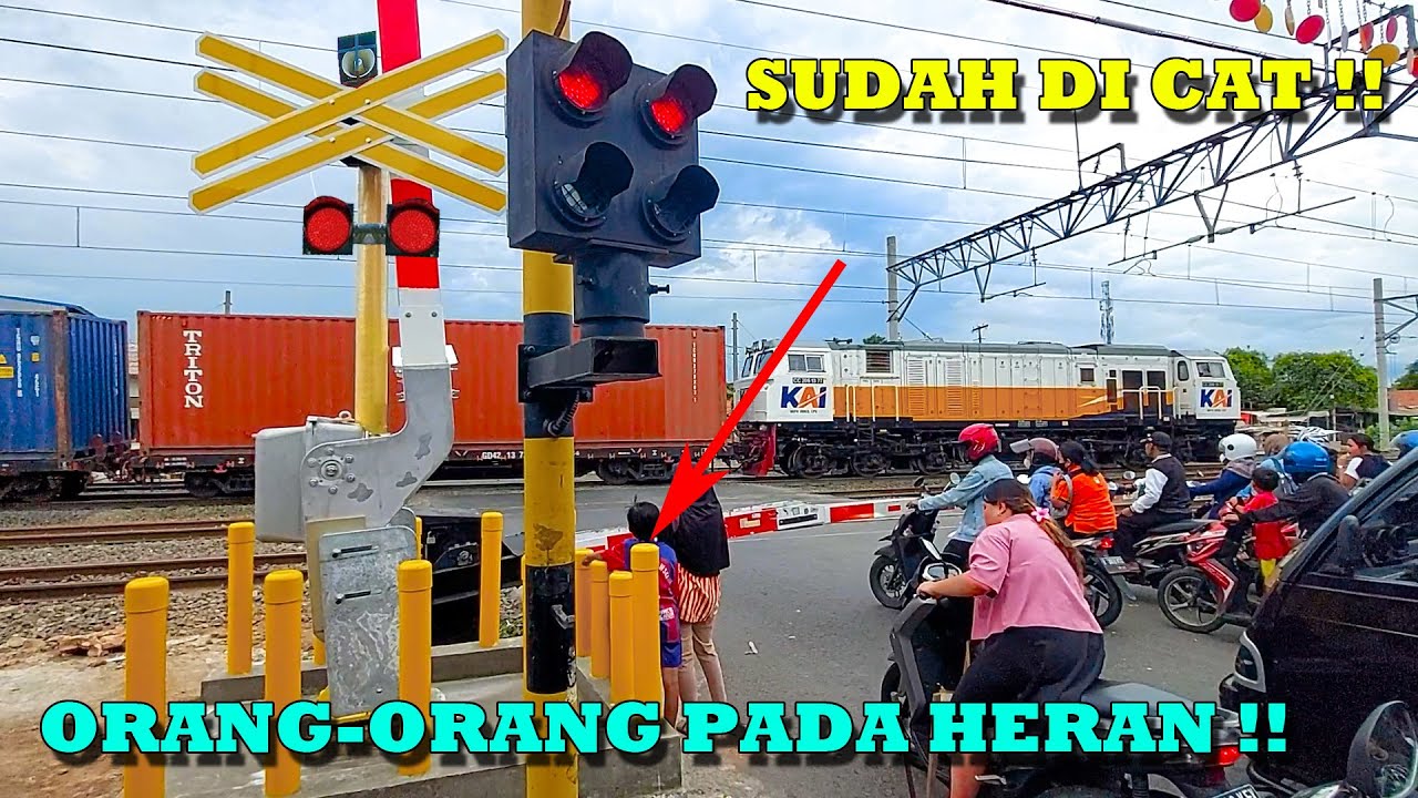 ASIK!! ADA UPDATE BARU LAGI PEMBANGUNAN PALANG KERETA API SIEMENS JPL 81, BEKASI, JABAR