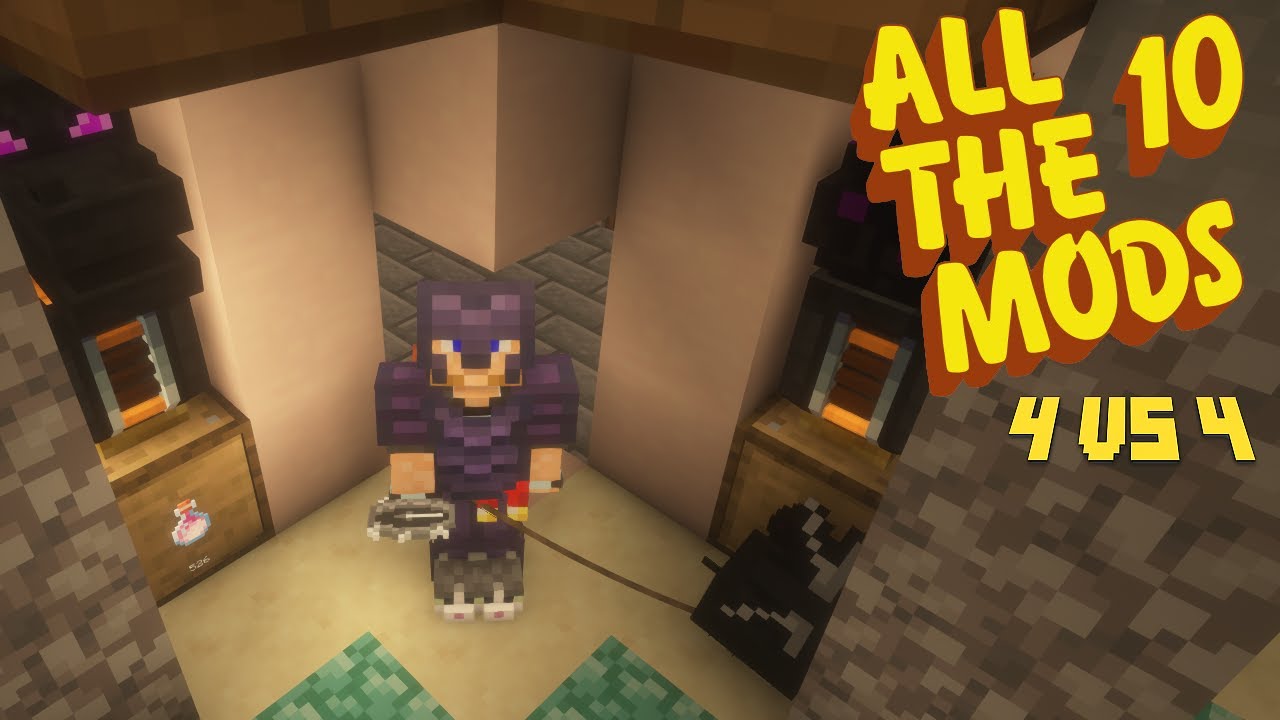ATM10 4V4 SMP - Ep 07 - Infinite Dragon Eggs/Breath!