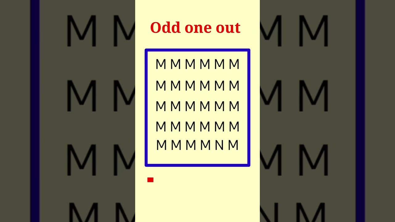 Can you trace the Odd one out, Brain spotz. Emoji challenge.