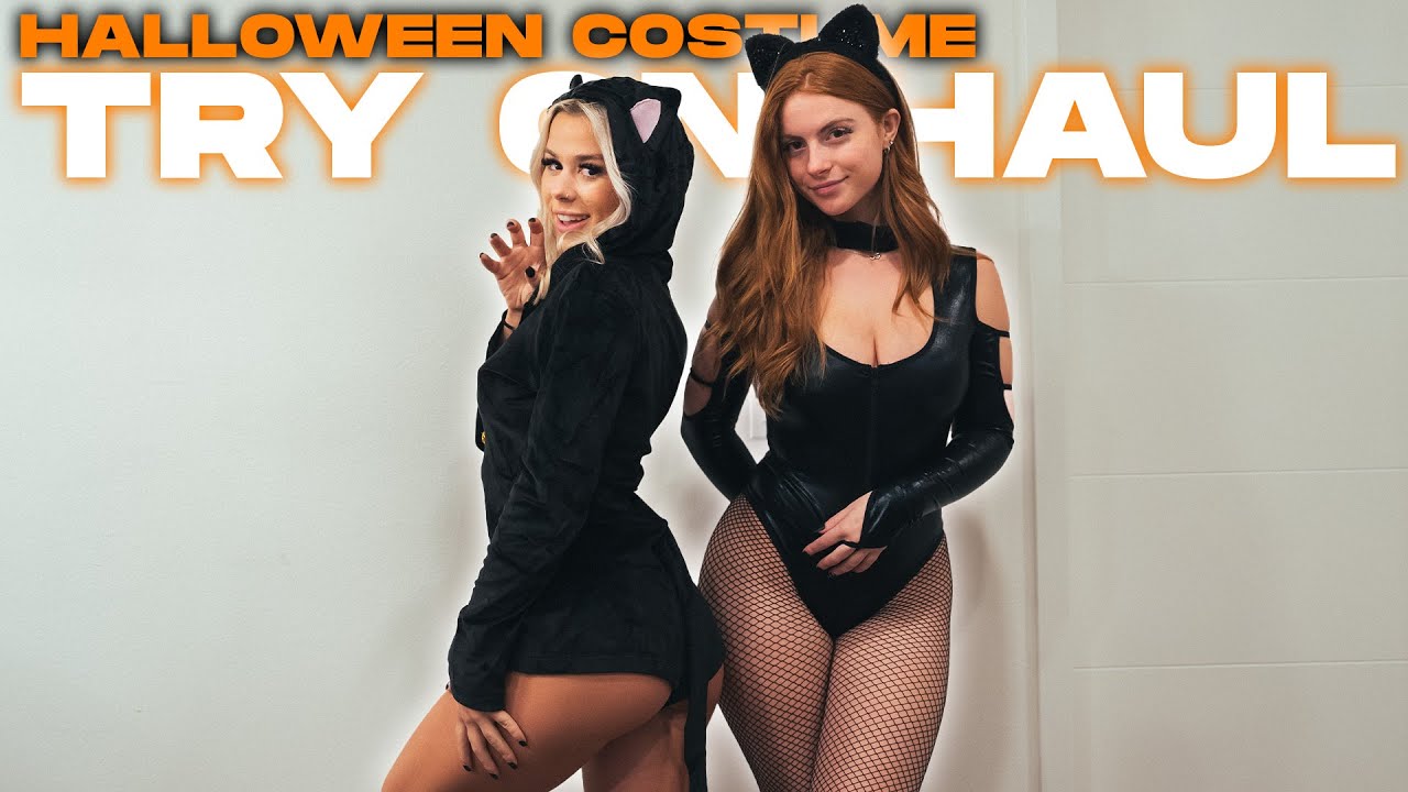 Girls Halloween Costume Try on Haul