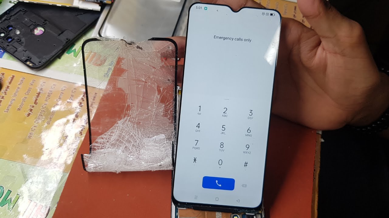 Realme C21 Cracked Screen Restoration - Glass Replacement