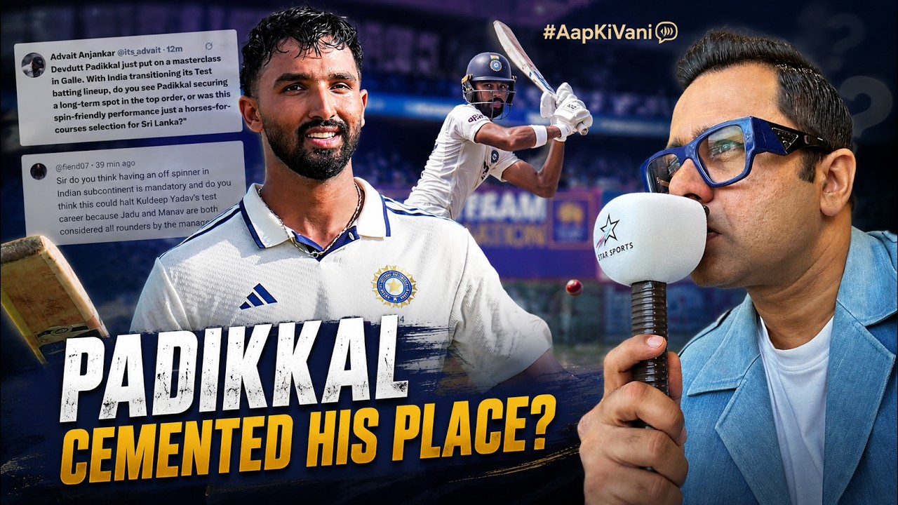 Has Devdutt Padikkal Cemented His Place in India&rsquo;s Test XI? | Saransh Jain for Kuldeep? #AapKiVani