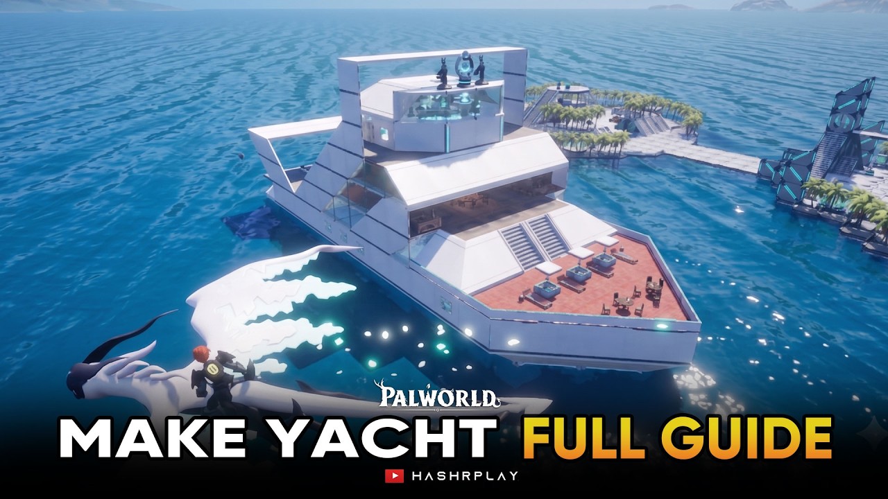 The Ultimate: How to Build a LUXURY Mega-Yacht Base in Palworld (Full Tutorial) #Palworld