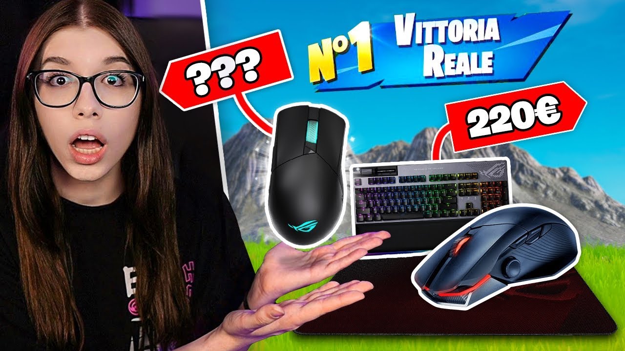 GIOCO CON LE NUOVE PERIFERICHE DA GAMING DA 550€ 😱 FORTNITE ITA