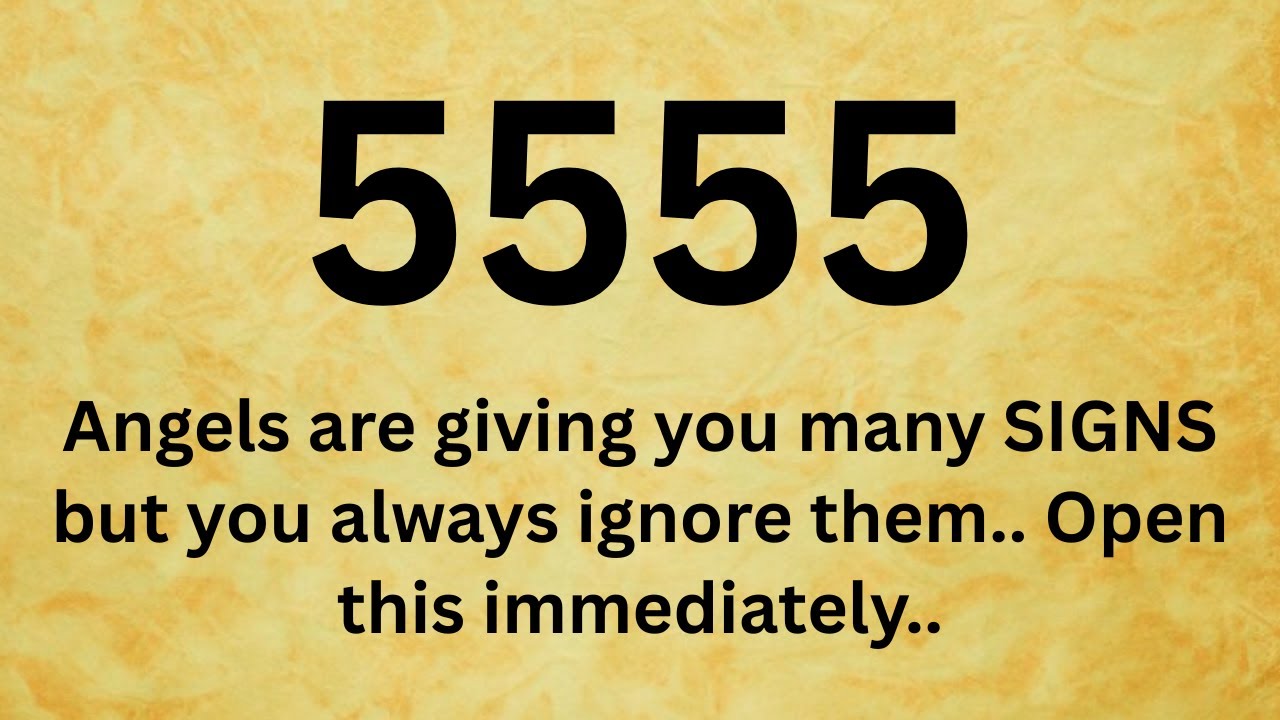 🕊️5555 Ангелы подают вам множество ЗНАКОВ, но вы всегда их игнорируете. Откройте это немедленно..