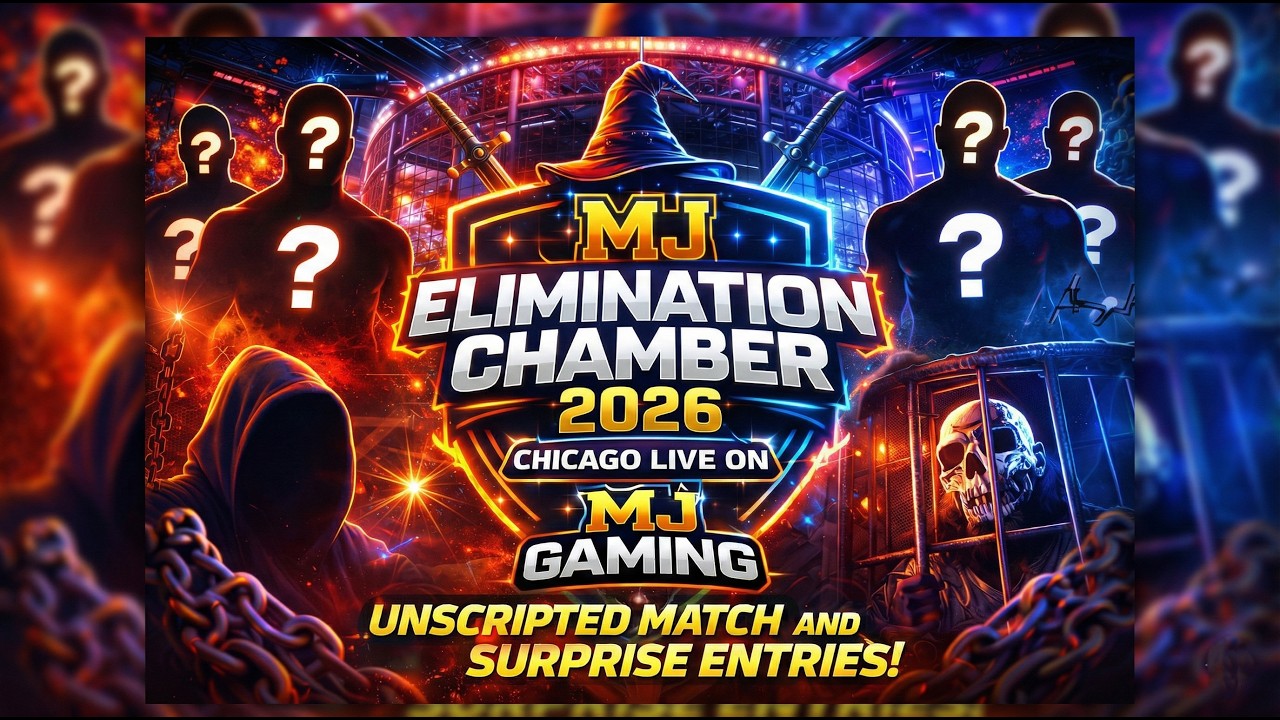 🔴 ELIMINATION CHAMBER 2026 LIVE – Chicago | Unscripted Match & Surprise Entrants! | MJ Gaming