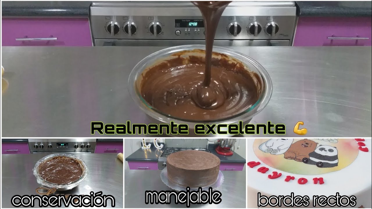 Ganache súper bueno, fácil de manejar y comprobado para clima caluroso 😱 como EN VIVO pero editado