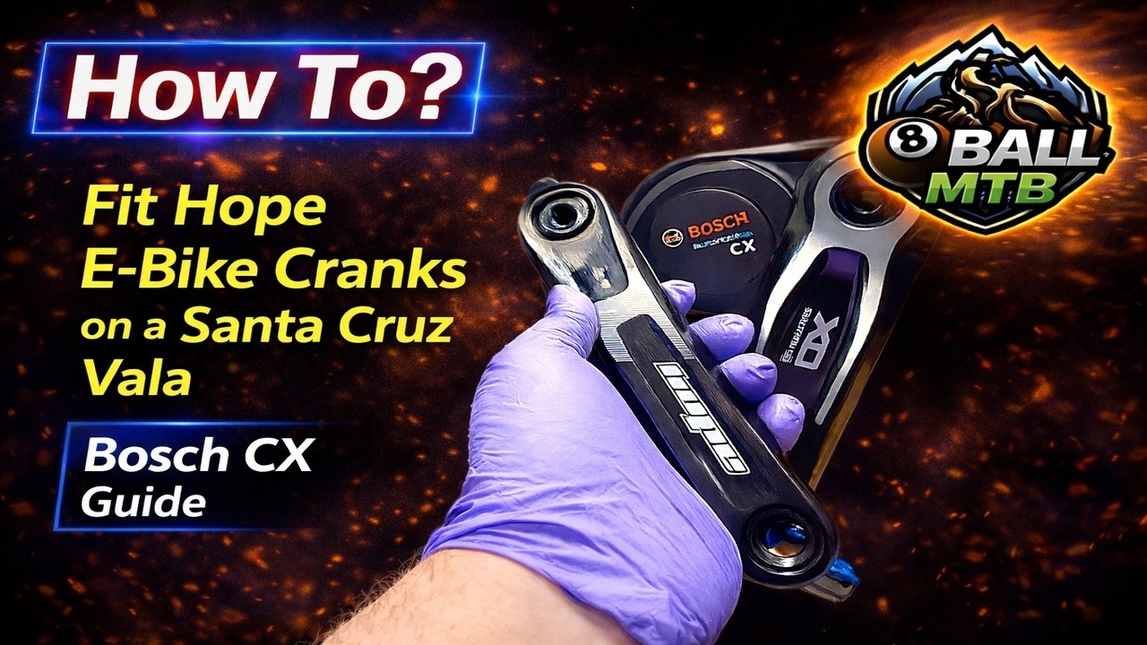 How To Replace Crank Arms on Bosch Gen 5 CX Santa Cruz Vala   Hope Cranks