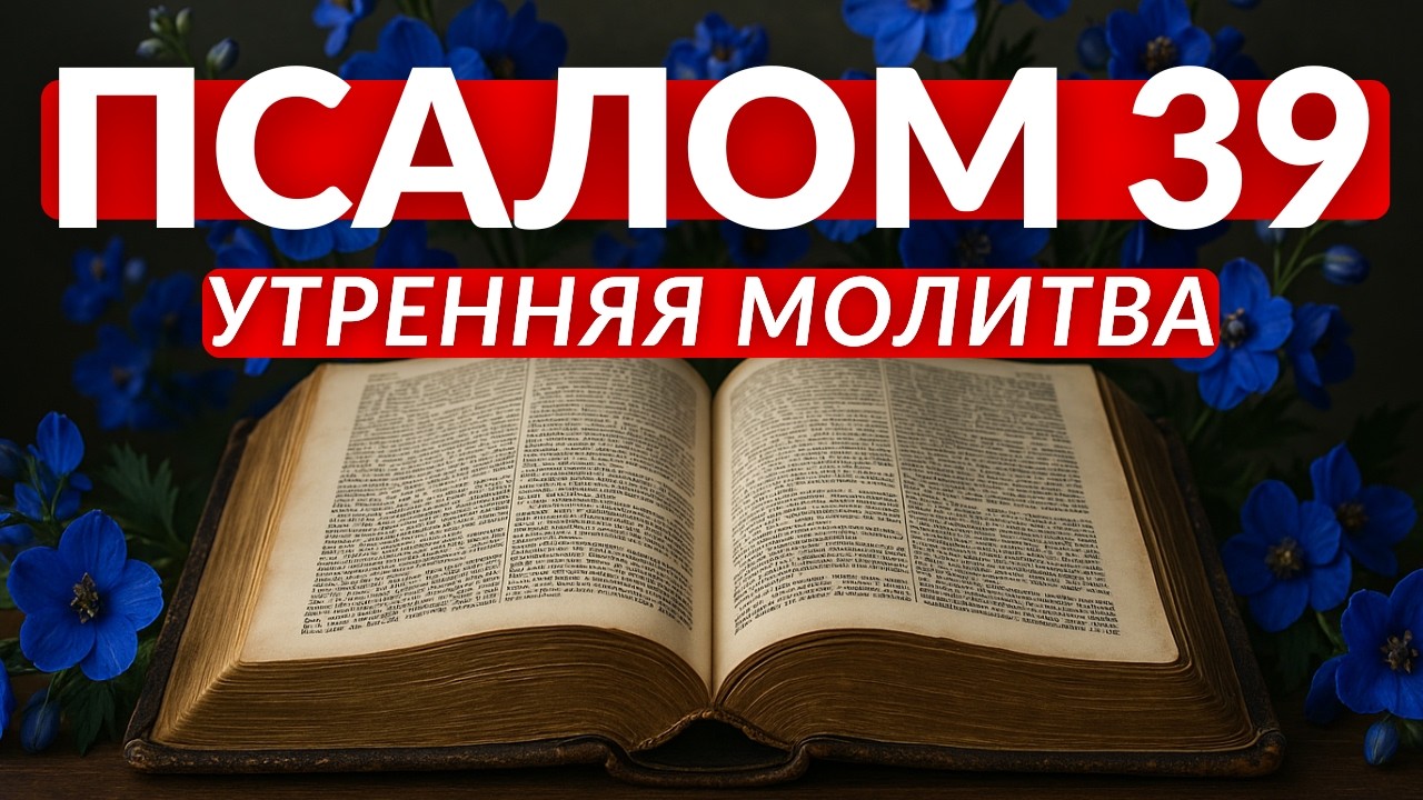ПСАЛОМ 39 | Бог извлечет тебя из болота греха и отчаяния | Утренняя Молитва