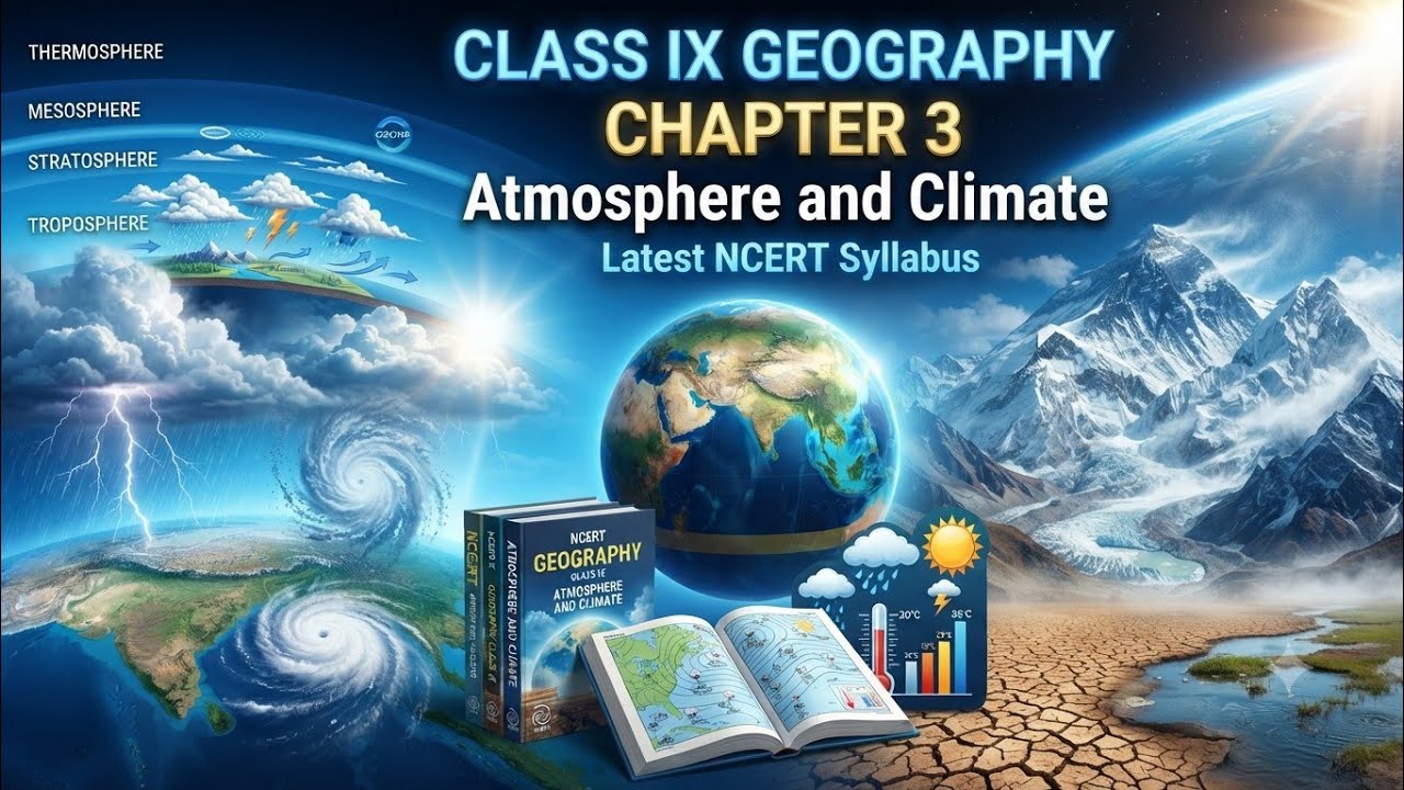 SST Chapter 3 Explained in Detail | Atmosphere and Climate | New NCERT 2026 | Complete Explanation