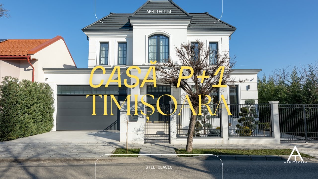 Proiect de arhitectura pentru casă P+1 &icirc;n stil clasic - Home Tour