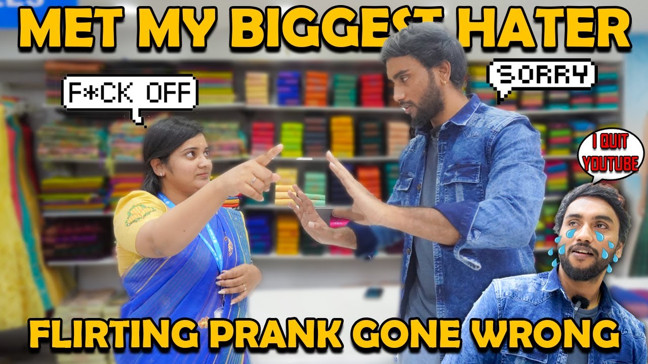 Met My Biggest Hater🤬🔥She Want Me To Quit YOUTUBE😭 Flirting Prank Gone Wrong 😥 @Kovai360