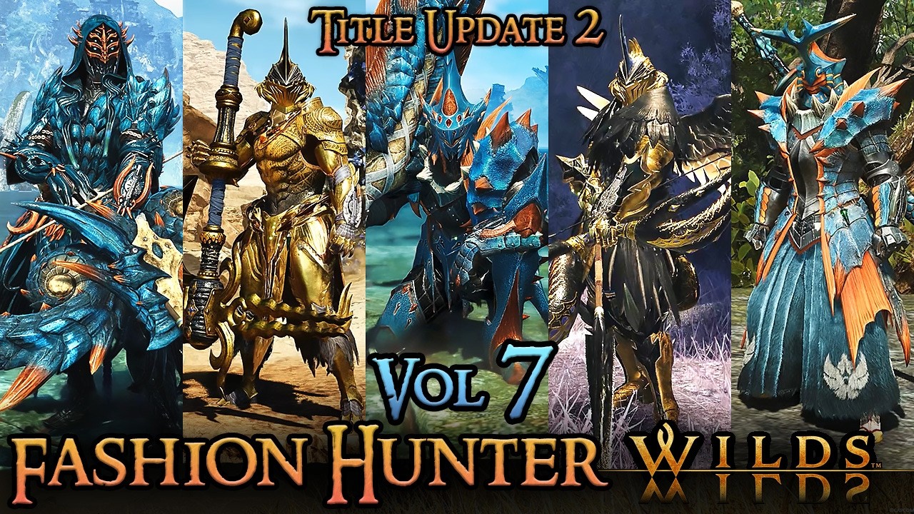 FASHION HUNTER WILDS | Том 7 (Обновление 2) — комплекты многослойной брони для Monster Hunter Wilds