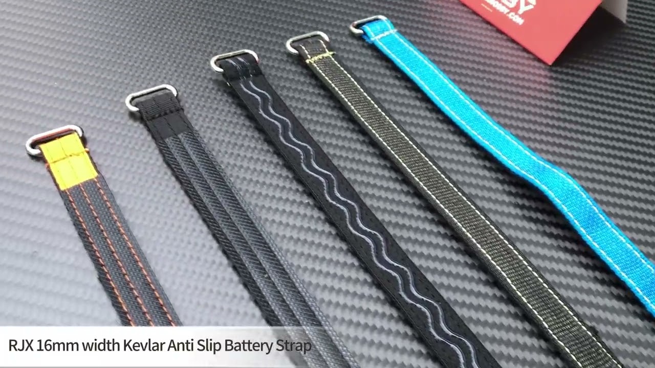 RJX 16mm width Kevlar Anti Slip Battery Strap